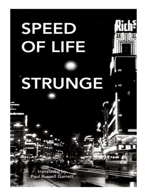 cover image of Speed of Life